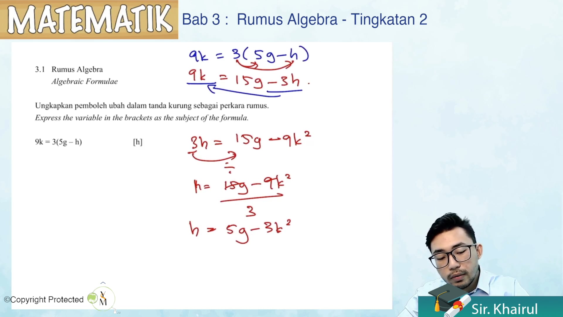 F2 Mat 03 01 Rumus Algebra Jom Tuisyen