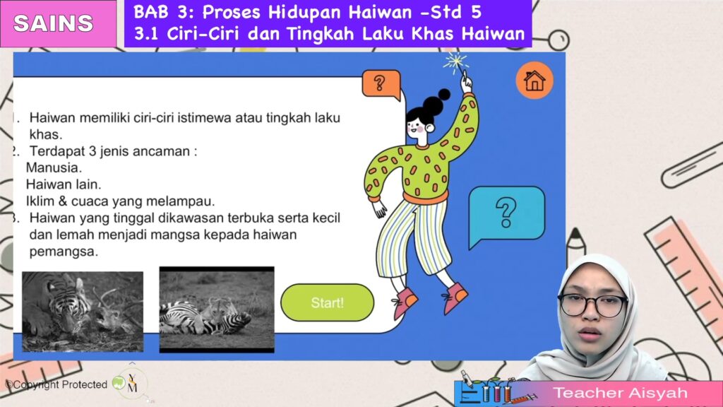 Topik 03 Ciri Ciri Dan Tingkah Laku Khas Haiwan Jom Tuisyen