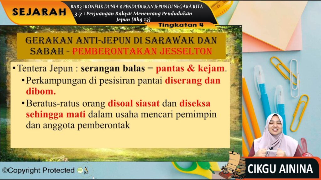 F4_SEJ_03_51 Perjuangan Rakyat Menentang Pendudukan Jepun (Bhg 13