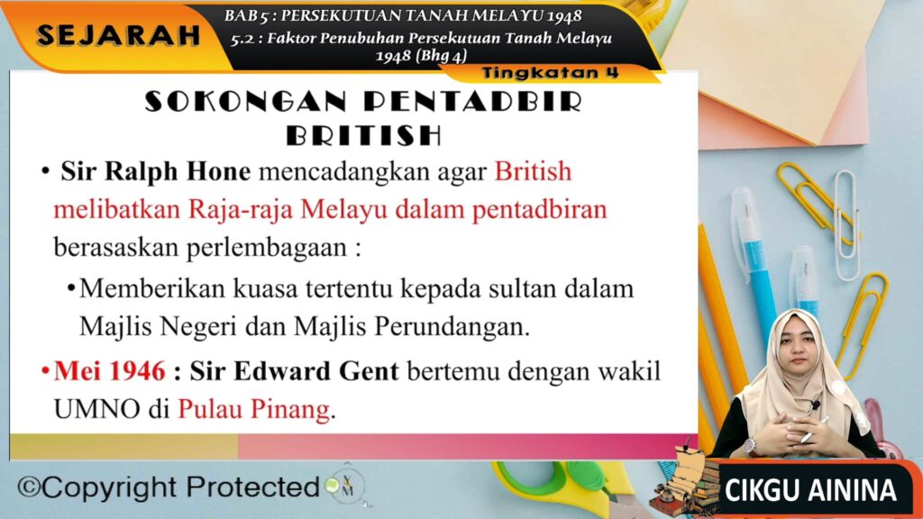 Topik 05 Persekutuan Tanah Melayu 1948 Jom Tuisyen