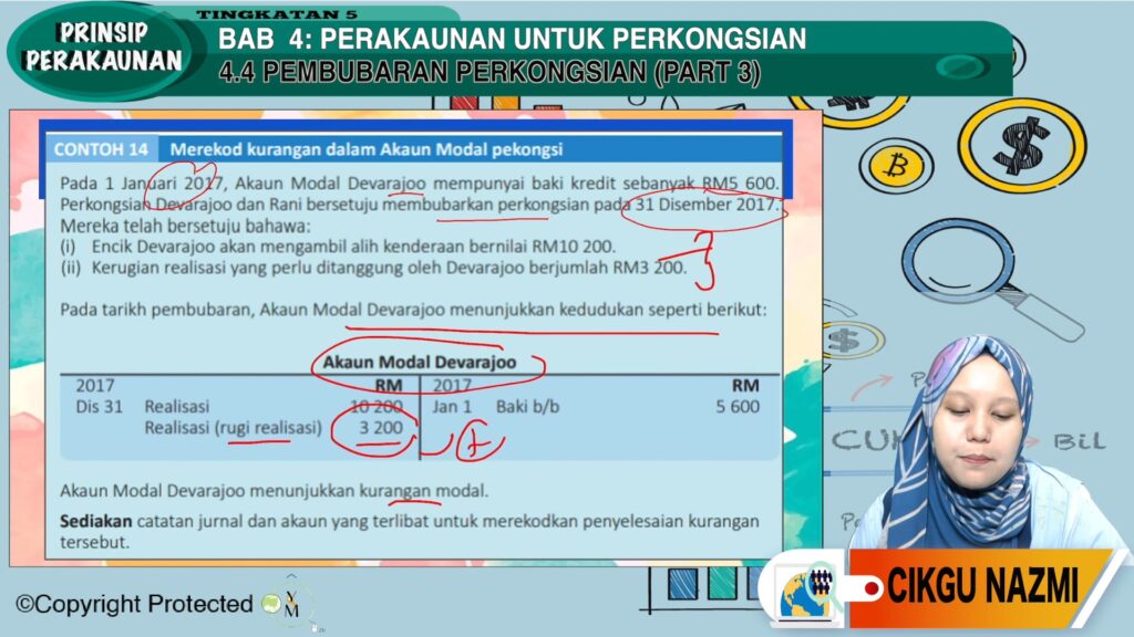 F5 Akaun 04 12 Pembubaran Perkongsian Part 3 Jom Tuisyen