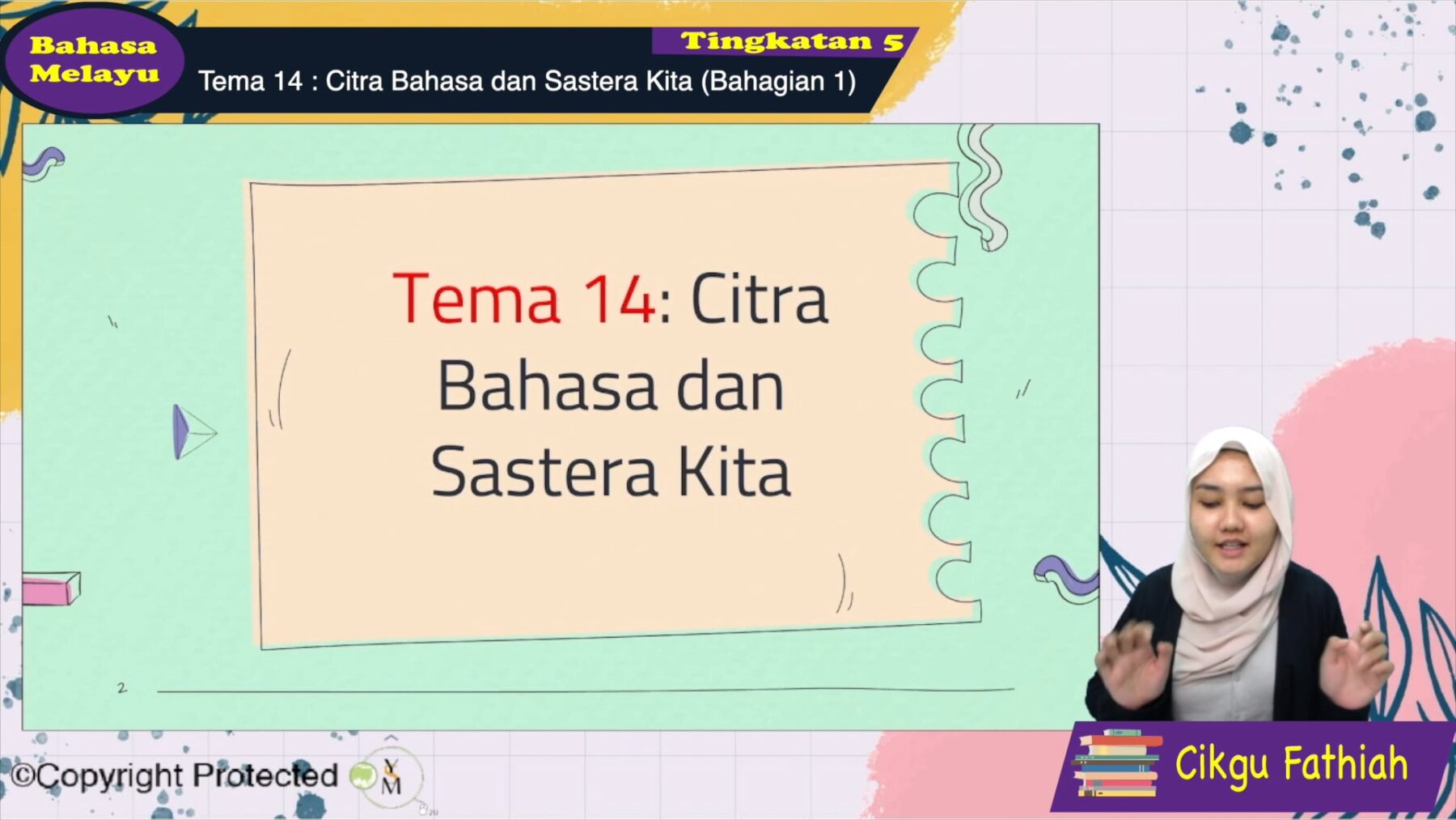 Tema 14: Citra Bahasa dan Sastera Kita – Jom Tuisyen
